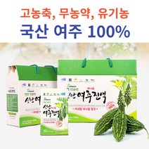 당뇨 여주즙 30포(100ml) 3+1 국산 유기농 여주엑기스 진한 여주진액 액기스 무농약