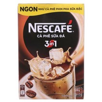 베트남 Nescafe 3 in 1밀크커피 믹스커피 카페쓰어다 (20gx10개입x5개SET), 200g, 5box