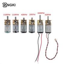 웜기어 미니 모터 전기 감속기 유압 엑츄에이터 마이크로 n20 기어 dc 3v -6v, 300rpm