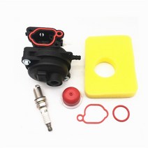 Briggs & stratton 용 기화기 799583 593261 595656 591979 591160 450e 시리즈 125cc 잔디 깎는 기계 엔진 연료탱크, 하얀