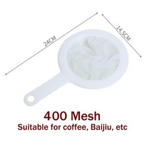 주방용품 Soybean Milk Filter Screen Household Detailed Fruit Juice Sieve Separation Filtration Kitchen C, [02] 200