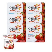 빙그레 요플레 딸기 요거트 85g, 24개