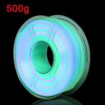 필라멘트 PLA 3d 프린터 소모품 재료 어둠 속에서 빛나는 야광운 승화 플라스틱 소재, 08 Glows Rainbow- 500g