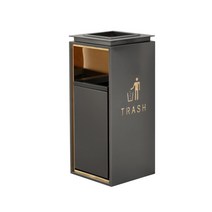 폐건전지수거함 분리수거함 호텔 로비 쓰레기통 수직 상업용 광장, 스테인리스 작은