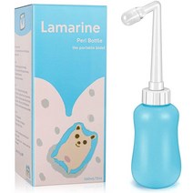 Lamarine 산후 관리 Peri Bottle 여행용 비데 회 클렌징 360g12.5온스 1병/카운트 1팩, Sky Blue