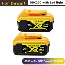 맥스 XR 배터리 20 V 6-18Ah DCB184 DCB181 DCB182 DCB200 20 V 3A 5A 6A 18V, 04 DeWalt 20V18Ah
