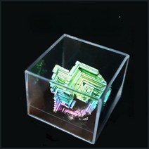 비스무트 장식품 광물 아우라 수정 인테리어 표본, u