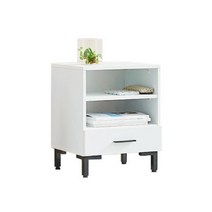 400 속깊은서랍장 책장 선반 침대옆 원룸 안방 협탁, 화이트