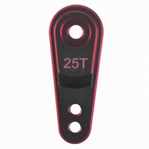 후타바조종기 드론 rc카 알루미늄 25T 스티어링 서보 암 혼 블랙/레드/블루 컬러 후타바 RC 보트 자동차 HSP HPI Wltoys Himoto Axial TAMIYA MG99, [19] Choice 6 Red