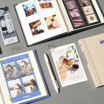 포토앨범 네컷 성장 커플 가족 사진첩, 옐로우