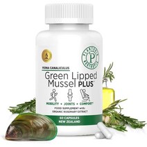 Plantonin 관절 순환 초록입홍합 19000mg 오메가3 함유 60캡슐, 60정