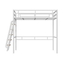 성인벙커침대 침대 책상 풀세트 DIY 2층 어린이 철제, 1200mm x 2000mm, 흰색(계단 왼쪽)