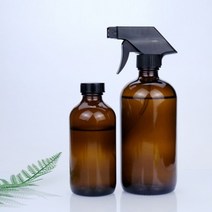 건스프레이 유리 공병 2종 갓샵 손소독제 용기 갈색병 250ml, 1개
