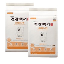 건강백서 포메라니언 2kg x 2포 (4kg), 단품