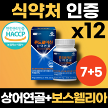 바디몬 프리미엄 상어연골 콘드로이친 90정, 12개