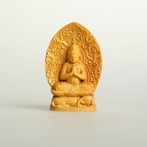 불교용품 불상 부처님 조각상 미니불상 인테리어 종교용품 부처님 동상기도 이미지 상자, 육군 녹색