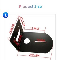 Iclub-베스트 풀 HD1080P 20x 광학 줌 HDMI USB2.0 PTZ 화상 회의 카메라 라이브 스트리밍 방송 컨퍼 시스, Wall Mount Bracket, 07 Wall Mount Bracket