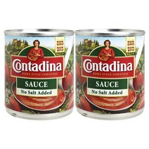 콘타디나 로마 스타일 토마토 소스 노 솔트, 227g, 2개
