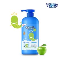 포멀비 마이키즈 3in1 어린이 샴푸+컨디셔너+바디 1000ml 사과향/복숭아향, 복숭아향