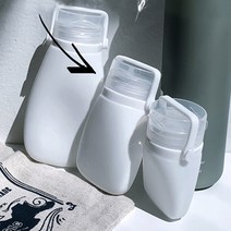 가방에서 흐르지 않는 여행용공병 실리콘 공병 여행용용기 샴푸통 휴대용 화장품 리필, PVC 공병 케이스, 1개