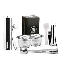 캡슐 커피머신 ICafilas-스테인레스 스틸 재사용 가능 Cafissimo 커피 캡슐 Cafeteira 필터 카페테리아 및, 09 As picture