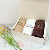 군인제작수건 자유문구 타입 군대수건 자수 타올 곰신 군인선물, 1개, 기본형 모던그레이-C