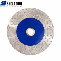 톱 사이딩톱날 원형 세라믹 시멘트 절단 컷팅 SHDIATOOL-5 "/125mm 다이아몬드 톱날 1 개 육각 양면, 한개옵션0