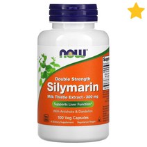나우푸드 Double Strength Silymarin 300mg 베지 100정, 1개, 기본