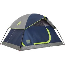 Coleman Sundome 캠핑 텐트 돔형 10분조립 백패킹 쉘터, 4명, 스프루스 그린