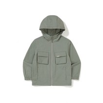 국내매장 정품 스노우피크어패럴 SNOWPEAK APPAREL S23MKRWB85 키즈 루트 아웃포켓 바람막이 Light Khaki