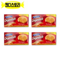 맥비티 다이제스티브 250g x 4개 통밀과자 다이제스티브 오리지널 비스킷