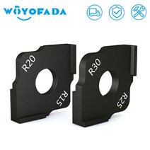 목공 트리밍 반경 템플릿 알루미늄 합금 반경 코너 r5 r10 r15 r20 r25 r30