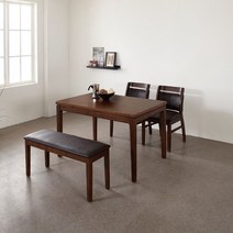 심플리 대리석 4인용식탁세트 월낫, 단품