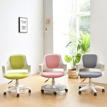 바이레스트 포이 어린이 초등학생의자 페브릭 국산 방수의자, 화이트바디-애플그린, 무회전중심봉변경, 발받침추가