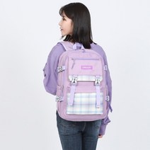 [캐주얼가방] 여자 학생 백팩 퍼플 캐주얼 여행용 패션 가방 [W2B5E77]