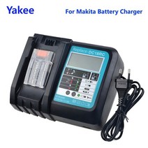 충전드릴 호환 배터리 충전기 18vrc 기 makita 3a 6a 14.4v 18v bl1830 bl1430 bl1860 bl1890 도구 전원 기 usb prot 18vrf, 3pcs 배터리, 우리를