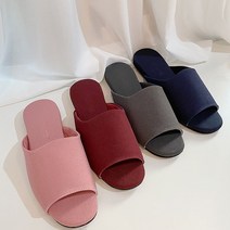 인터리더 국산 고급 호텔 슬리퍼 여성 홈 집 거실 실내 실내용 예쁜 룸슈즈 실내화 거실화, 그레이