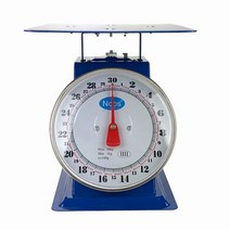 HERAN 용수철 저울 도판 저울 10kg 구식 디스크 5kg 시계판 기계 저울 3kg 지침 가정용 주방 테이블 전자저울, 대형 평면도 디스크 저울 30kg(파란색)