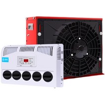 천장형 무시동 에어컨 카라반 24v 12v 트럭용 캠핑카, 냉매가 좋은 24v 상자 노란색