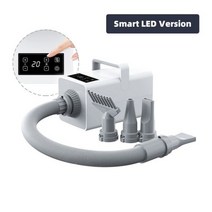 펫드라이룸 털말리는 기계 샤워 목욕 건조기 DownyPaws 전문 LED 애완견 고양이 손질 물 송풍기 히터, CN, 스마트 LED 버전