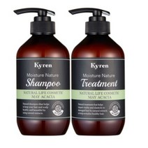키렌 모이스처 네이처 샴푸 + 트리트먼트 세트 메이아카시아향, 2세트