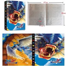 423PCS 게임 포케몬 카드 앨범 도서 만화 애니메이션 DIY 수집가로드 목록 홀더 용량 바인더 폴더 완구 어린이를위한, 423 grid 10