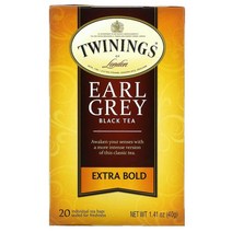 트와이닝 홍차 얼 그레이 40g 20티백 Twinings Black Tea Earl Grey, 1팩