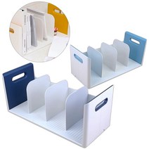 1단 책꽂이 책상위책꽂이 이동식 플라스틱 책상책꽂이, (민트)