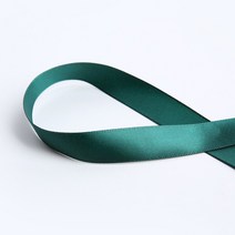 공단리본 주자리본 양면 1.5cm 선물포장, 그린