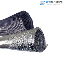 덕트호스 75mmX5M T/P후렉시블 천자바라, 1개