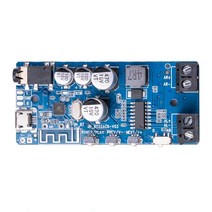 앰프 2x50W 블루투스 호환 전력 증폭기 90DB 오디오 스테레오 무선 음악 플레이어 사운드 카드 앰프 보드, [02] 파란