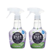 샤프란 꽃담초 섬유탈취제 자스민꽃향 본품, 2개, 400ml