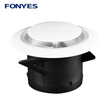 3/4/6 inch 플라스틱 air vent cover 욕실 벽 천장 배기 관 환기 그릴 대 한 round 폴리에틸렌 75/100/150m, 01 3inch.75mm