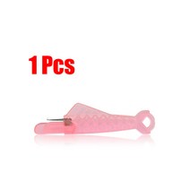 미니 재봉틀 바늘 실꿰기 플라스틱 바늘 삽입 도구 노인 빠른 자동 체인저 공예 액세서리, 07 1PCS